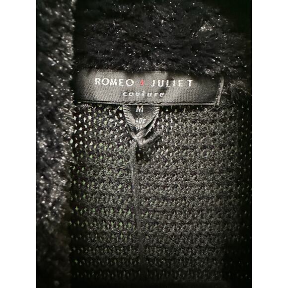 Romeo & Juliet Couture Slate Blue and Black Vest NWT Medium - Picture 5 of 10